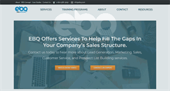 Desktop Screenshot of ebq.com